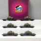 MTH 20-90545 O Chesapeake & Ohio 50-Ton 41' Wood Flat Cars (Pack of 6) MT/Box