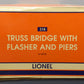 Lionel 6-12772 O Gauge Truss Bridge with Flasher and Piers