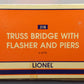 Lionel 6-12772 O Gauge Truss Bridge with Flasher and Piers
