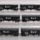 Athearn 76378 B&O 40' 3-Bay Ribbed Hopper w/Load 6-Car Set