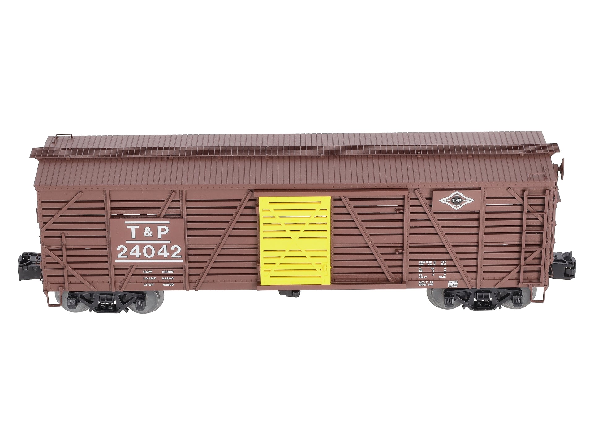 Lionel 6-27883 Texas & Pacific ACF 40-Ton Stock Car