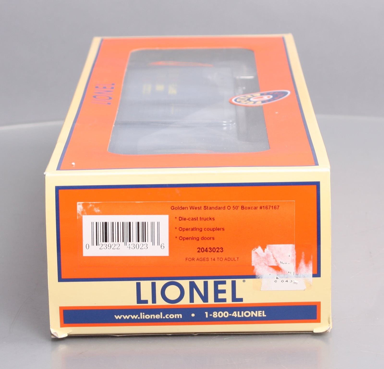 Lionel 2043023 O Golden West Service Standard 50' Boxcar #767167