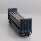 MTH 30-76363 O Chessie Flat Car w/Bulkheads & Pipe Load #9192 LN/Box