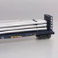 MTH 30-76363 O Chessie Flat Car w/Bulkheads & Pipe Load #9192 LN/Box