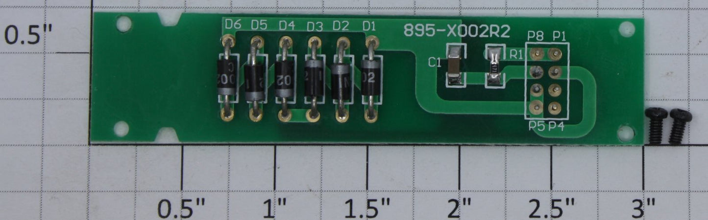 Acme 895-X002R2 P-1000 Locomotive PCB Circuit Board