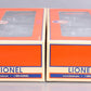 Lionel 6-21897 O C&O PS-4 Flatcars with REA Piggyback Trailers (Set of 2)