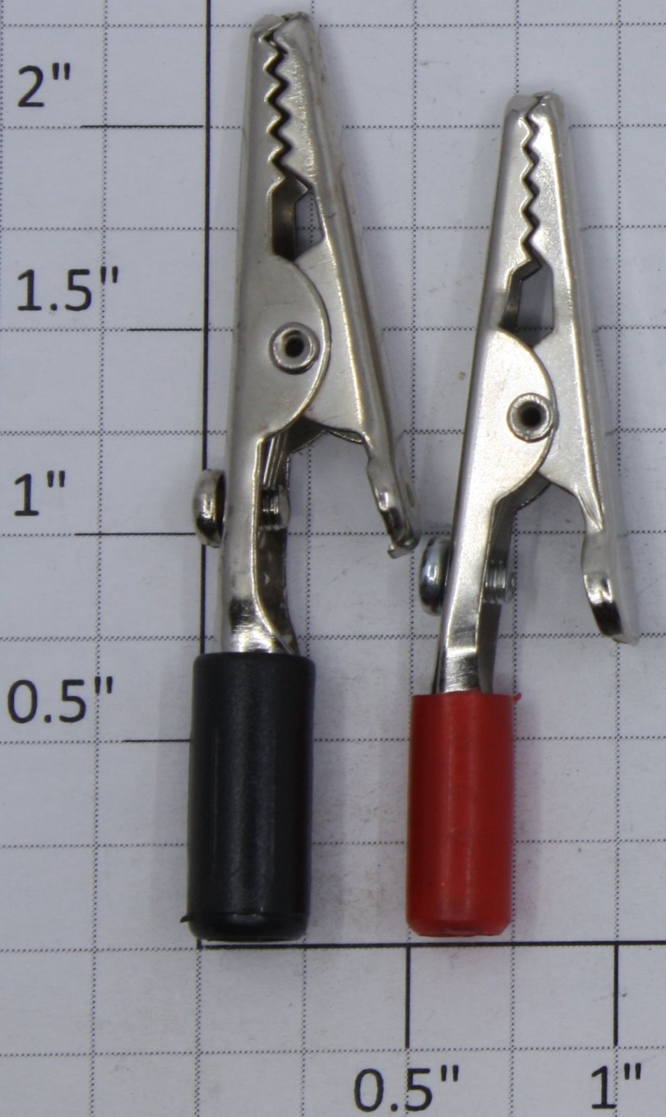 Acme 0830-01 Red and Black Alligator Clips