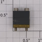 Acme 1100RC Brass Long Insulating Rail Clamp