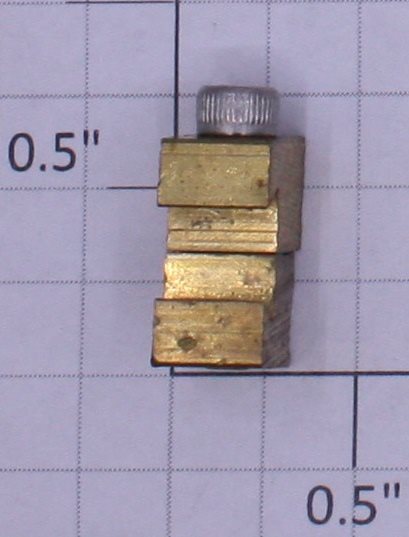 Split Jaw 40118 Brass Power Supply Connector Half Clamp-8mm