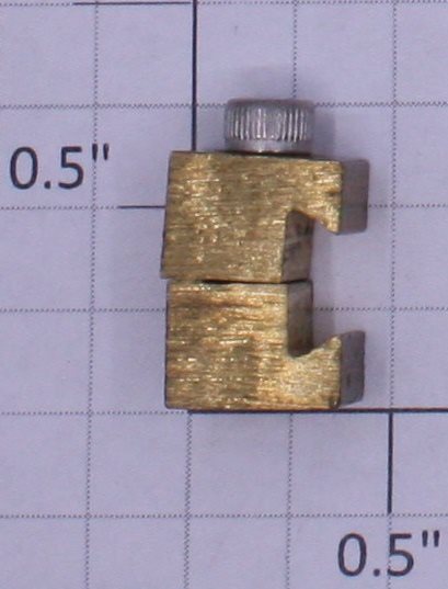 Split Jaw 40118 Brass Power Supply Connector Half Clamp-8mm