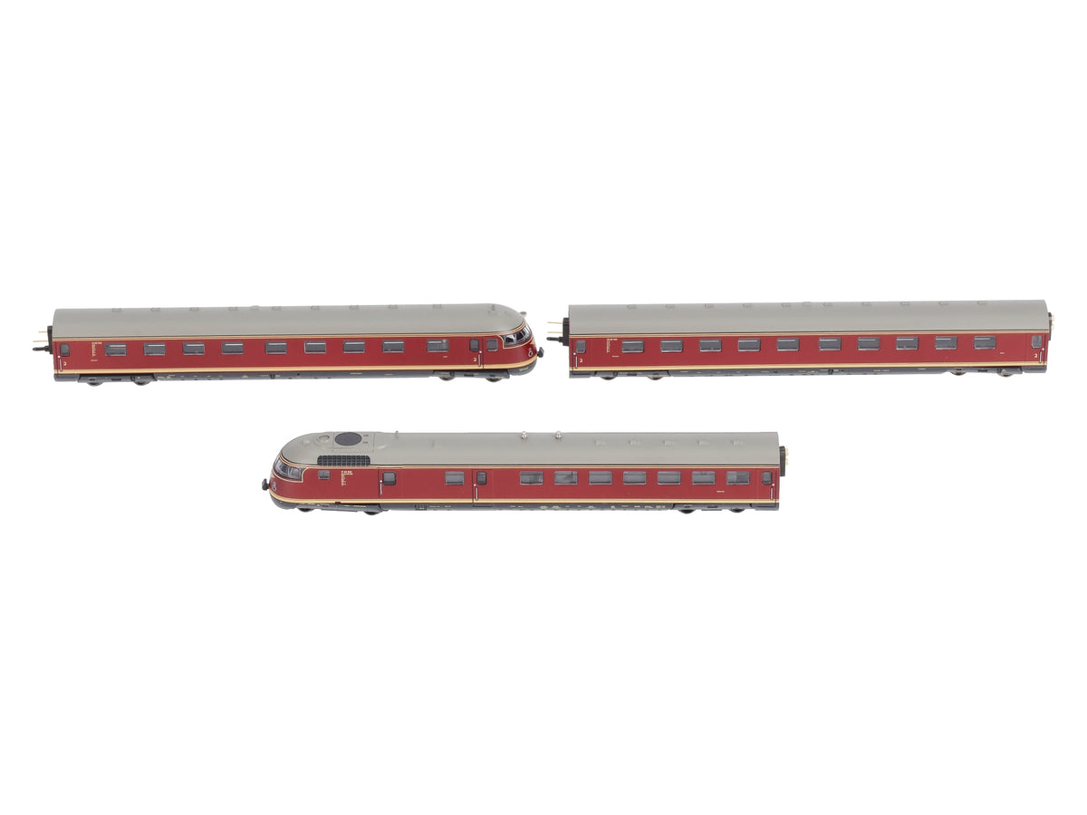 Marklin 88720 Z German Federal RR DB Class VT Diesel Powered Rail Car (Set of 3) LN/Box