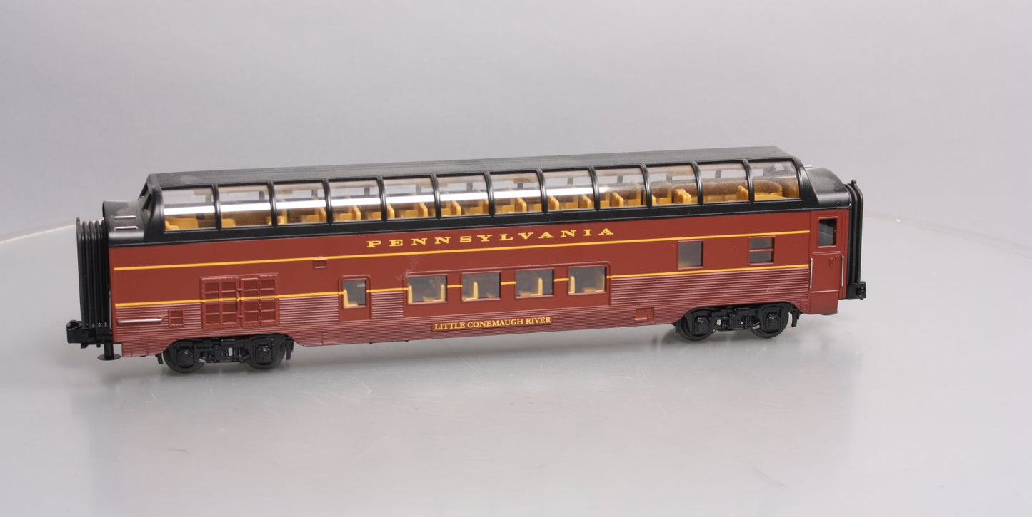 MTH 30-67487 O Pennsylvania 60' Streamlined ABS Full-Length Vista Dome Car