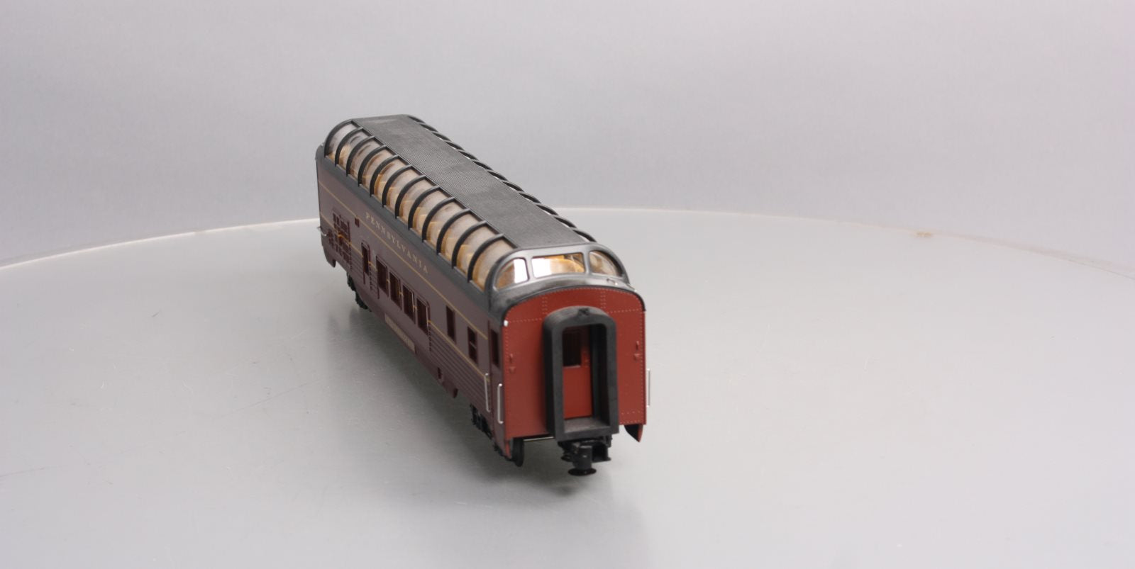 MTH 30-67487 O Pennsylvania 60' Streamlined ABS Full-Length Vista Dome Car
