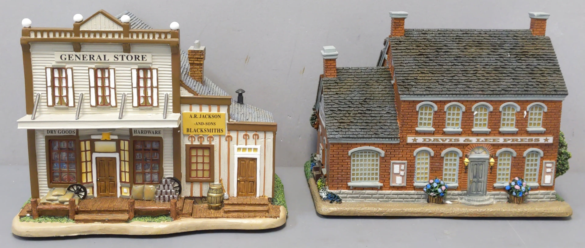 Hawthorne Village Civil War Printing Press & General Store Buildings [2] EX