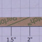 Lionel 19157-20 Adhesive Moultrie Nameplate
