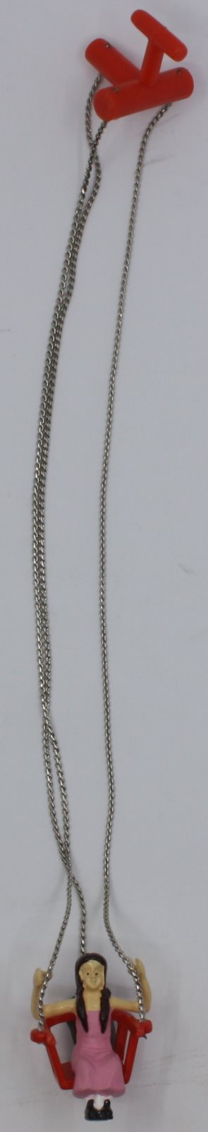 Lionel 14170-186 Swing Ride #1 Pink Female Child with Red Swing Figure