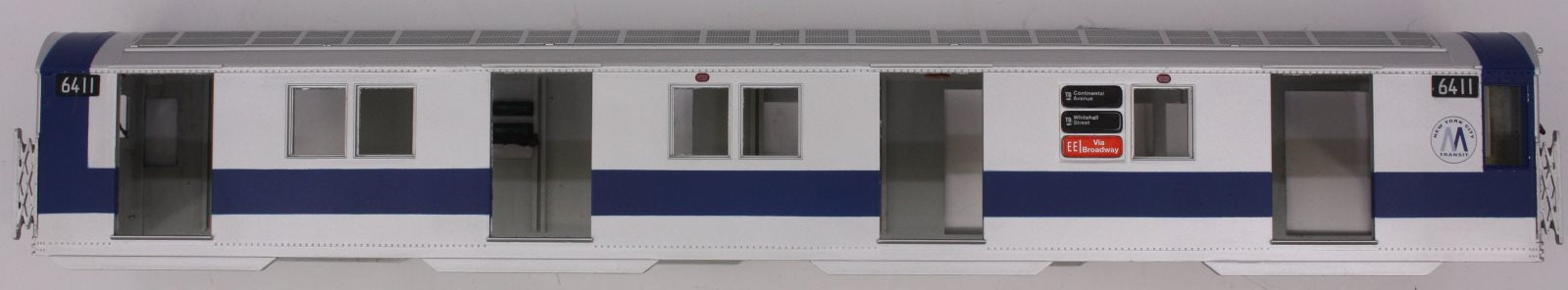 Lionel 25589-2 #6411 R-16 Subway Shell without Side Windows