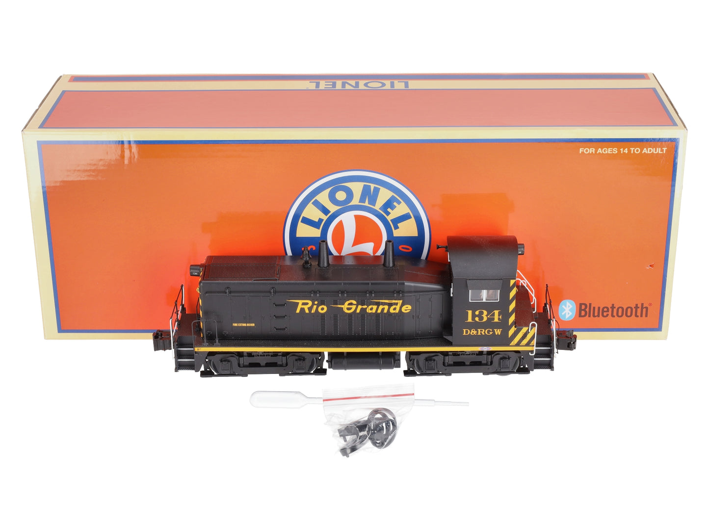 Lionel 2233220 O D&RGW Legacy SW1200 Diesel Locomotive #134