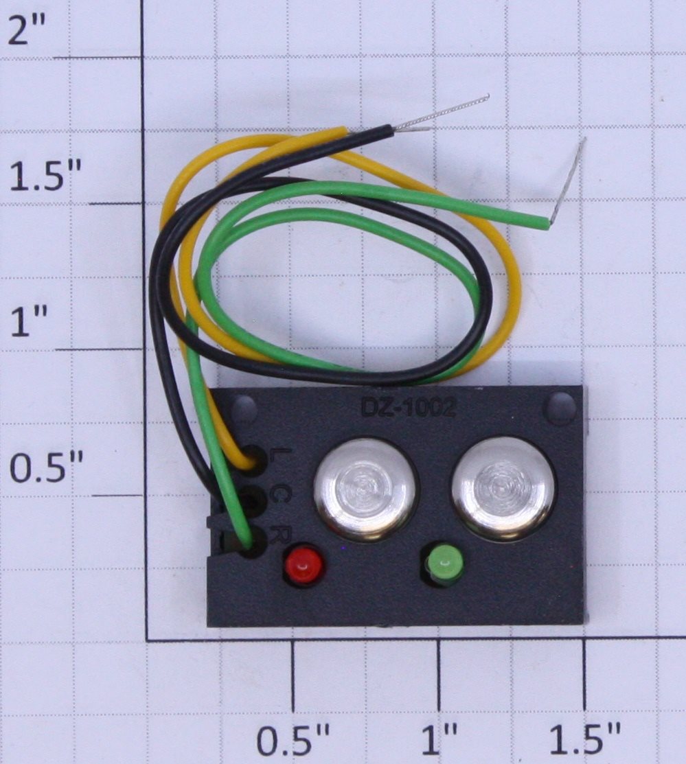 Z-Stuff DZ-1002 O Gauge Silver 2 Button Control Switch