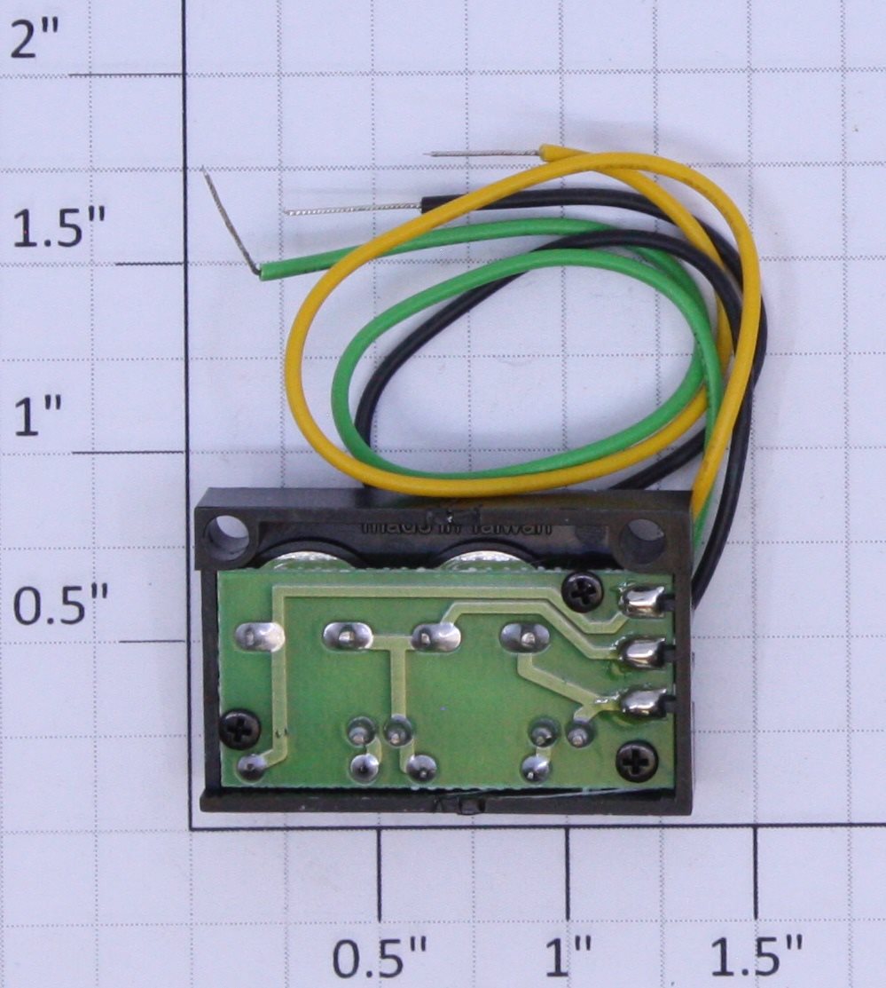 Z-Stuff DZ-1002 O Gauge Silver 2 Button Control Switch