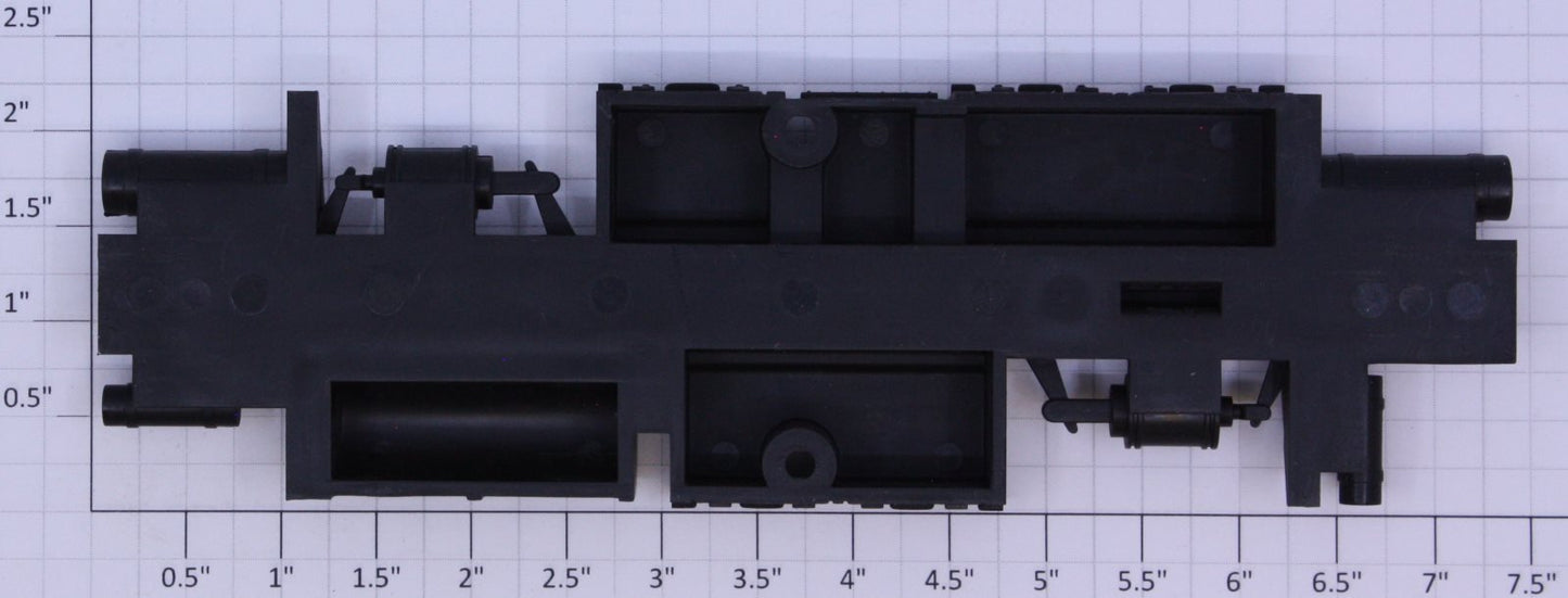 MTH GC-0100020 O Gauge Premier 70' Black Heavyweight Car Undercarriage Detail