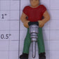 Acme 09060-13 O Gauge Painted Plastic "Jackhammer Jim" Figure