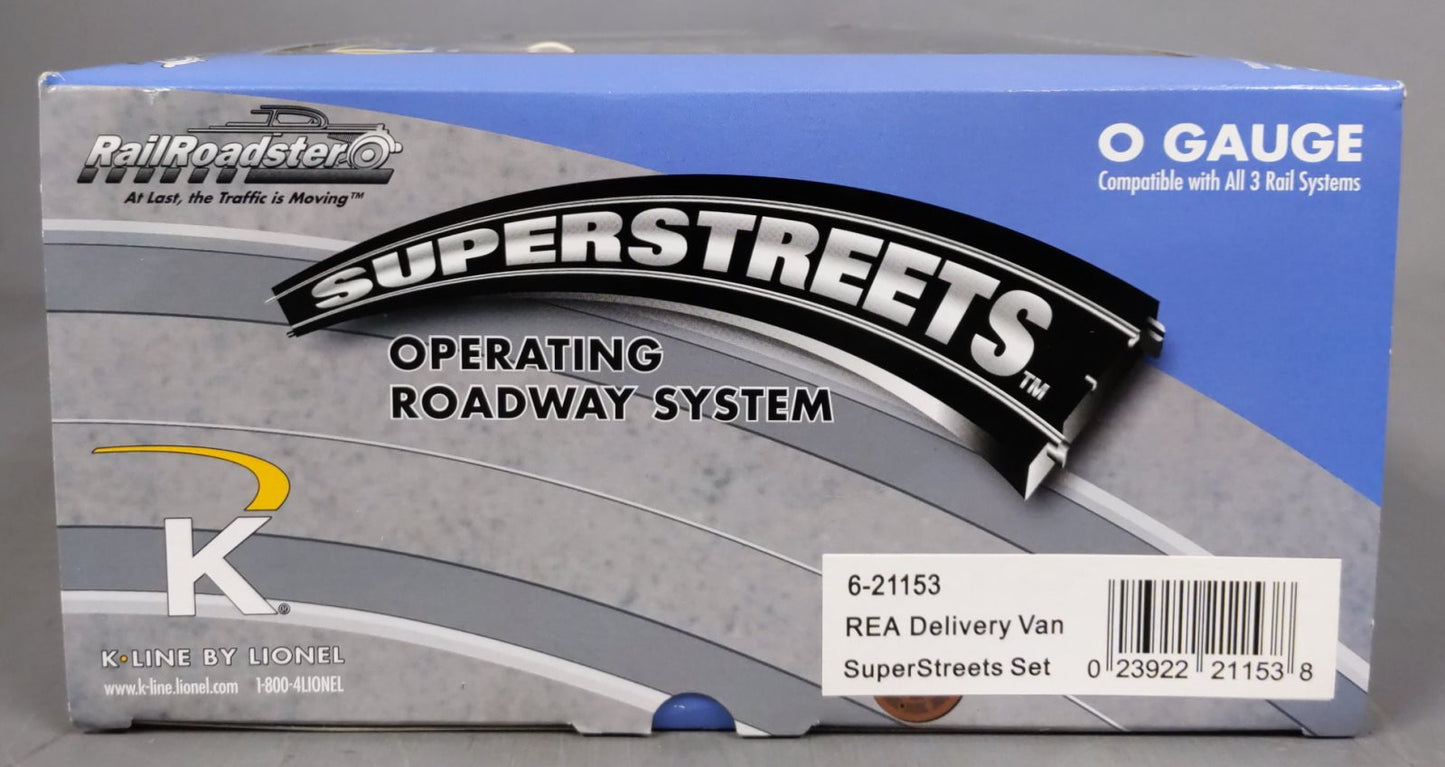 Lionel 6-21153 O REA Delivery Van SuperStreets Set