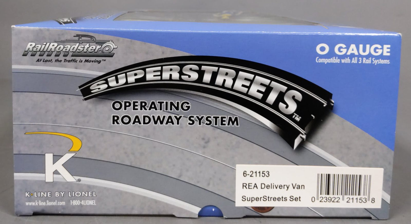 Lionel 6-21153 O REA Delivery Van SuperStreets Set