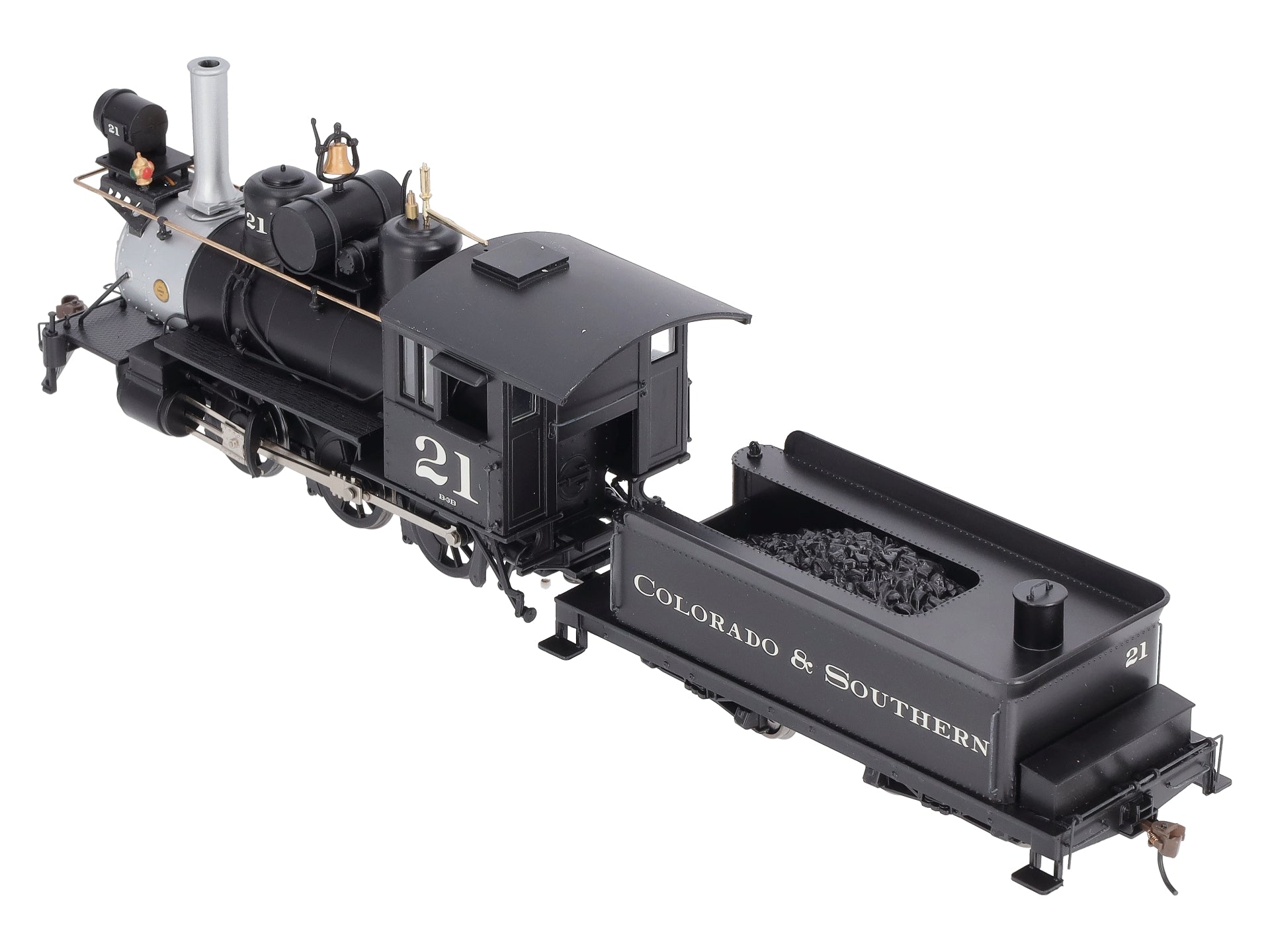 Bachmann 25241 On30 Colorado & Southern 2-6-0 Mogul Steam-Powered Locomotive #21