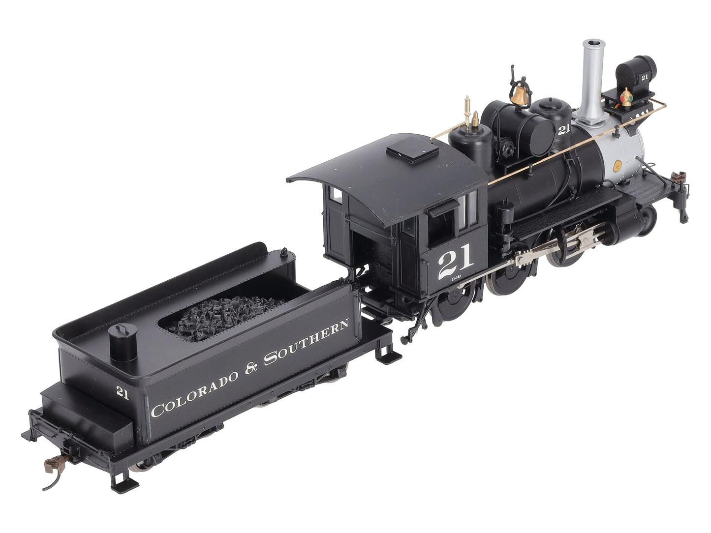 Bachmann 25241 On30 Colorado & Southern 2-6-0 Mogul Steam-Powered Locomotive #21