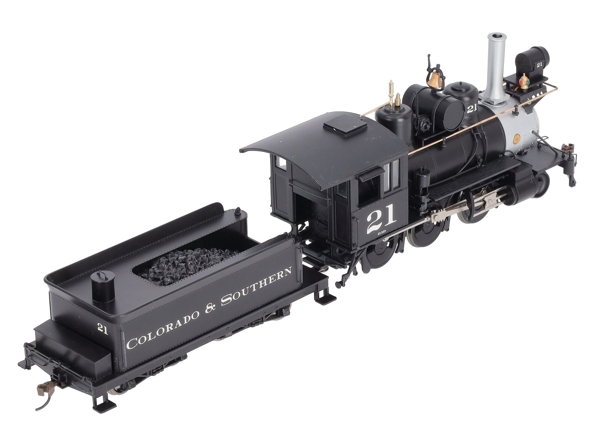 Bachmann 25241 On30 Colorado & Southern 2-6-0 Mogul Steam-Powered Locomotive #21
