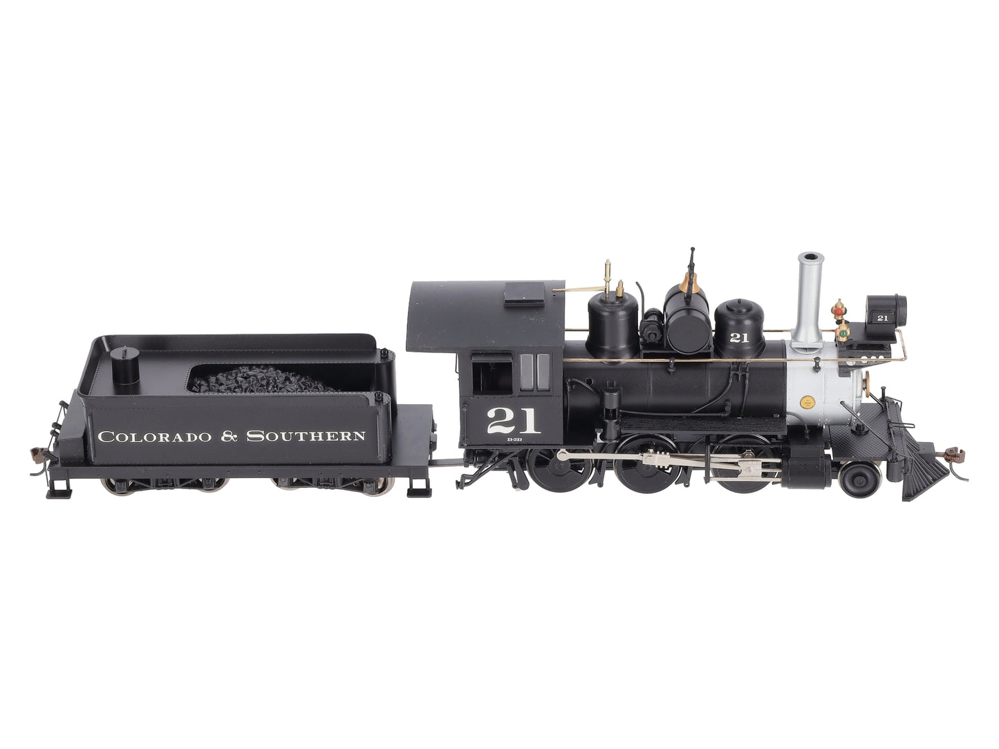 Bachmann 25241 On30 Colorado & Southern 2-6-0 Mogul Steam-Powered Locomotive #21