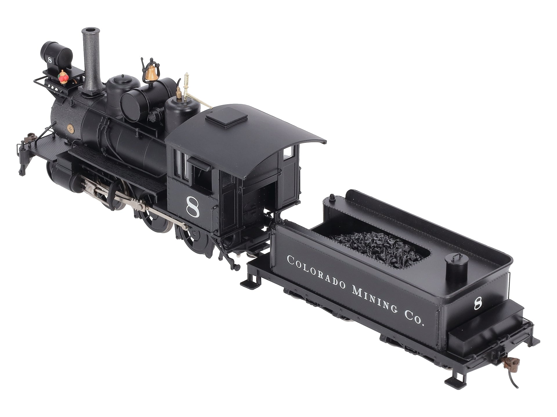 Bachmann Spectrum 25262 On30 Colorado Mining 2-6-0 Mogul Steam Locomotive #8