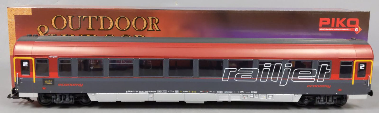 Piko 37665 G OBB Railjet VI Second Class Coach