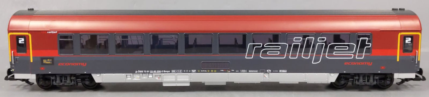 Piko 37665 G OBB Railjet VI Second Class Coach