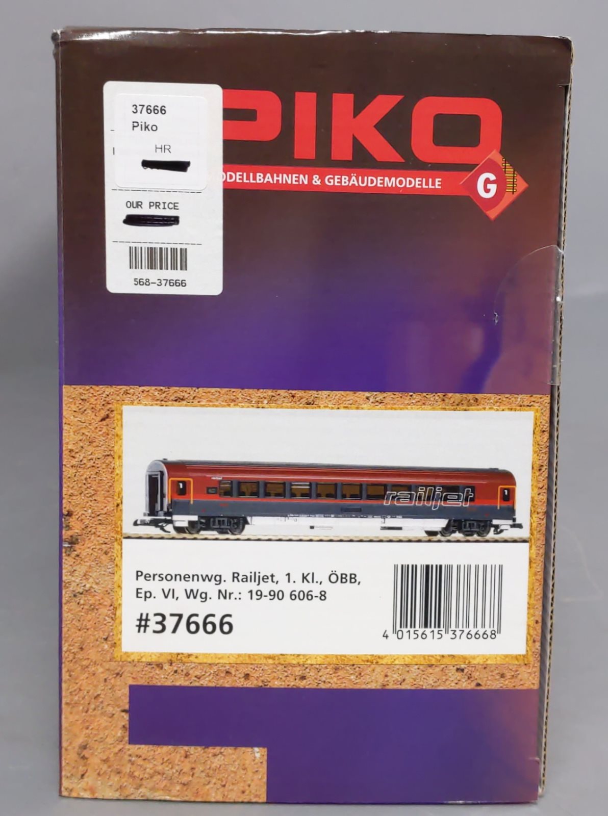 Piko 37666 G Austrian Federal Railways Era VI First Class Railjet Coach