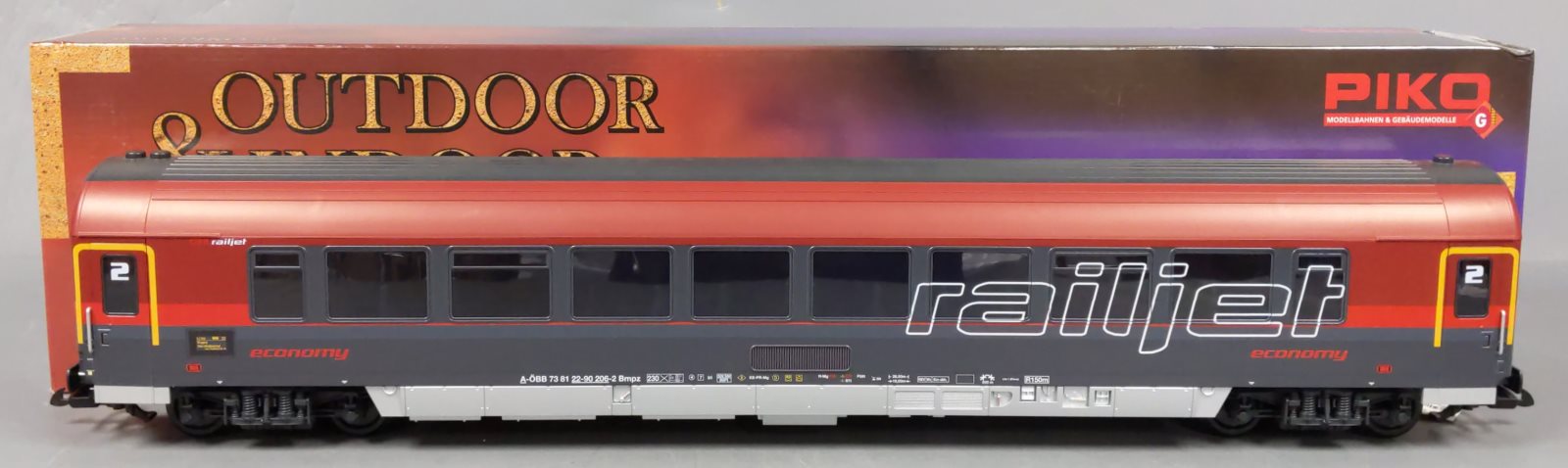 Piko 37666 G Austrian Federal Railways Era VI First Class Railjet Coach