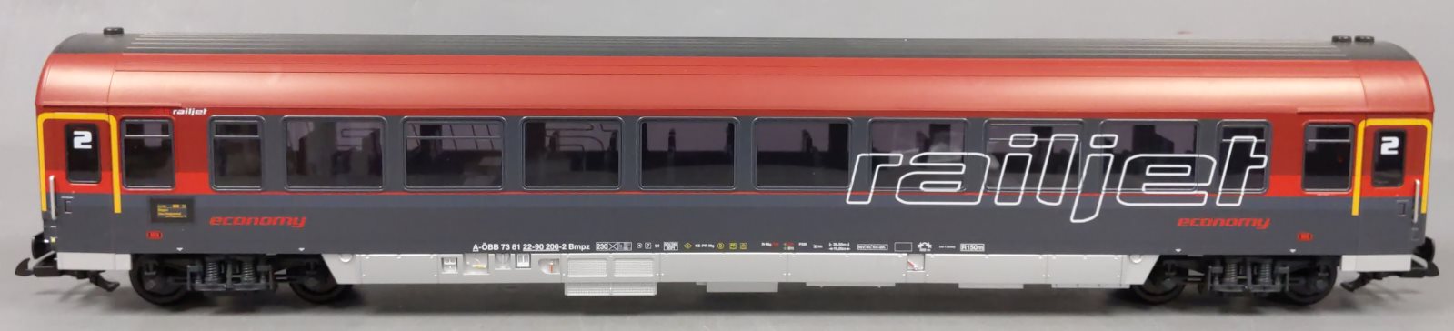 Piko 37666 G Austrian Federal Railways Era VI First Class Railjet Coach