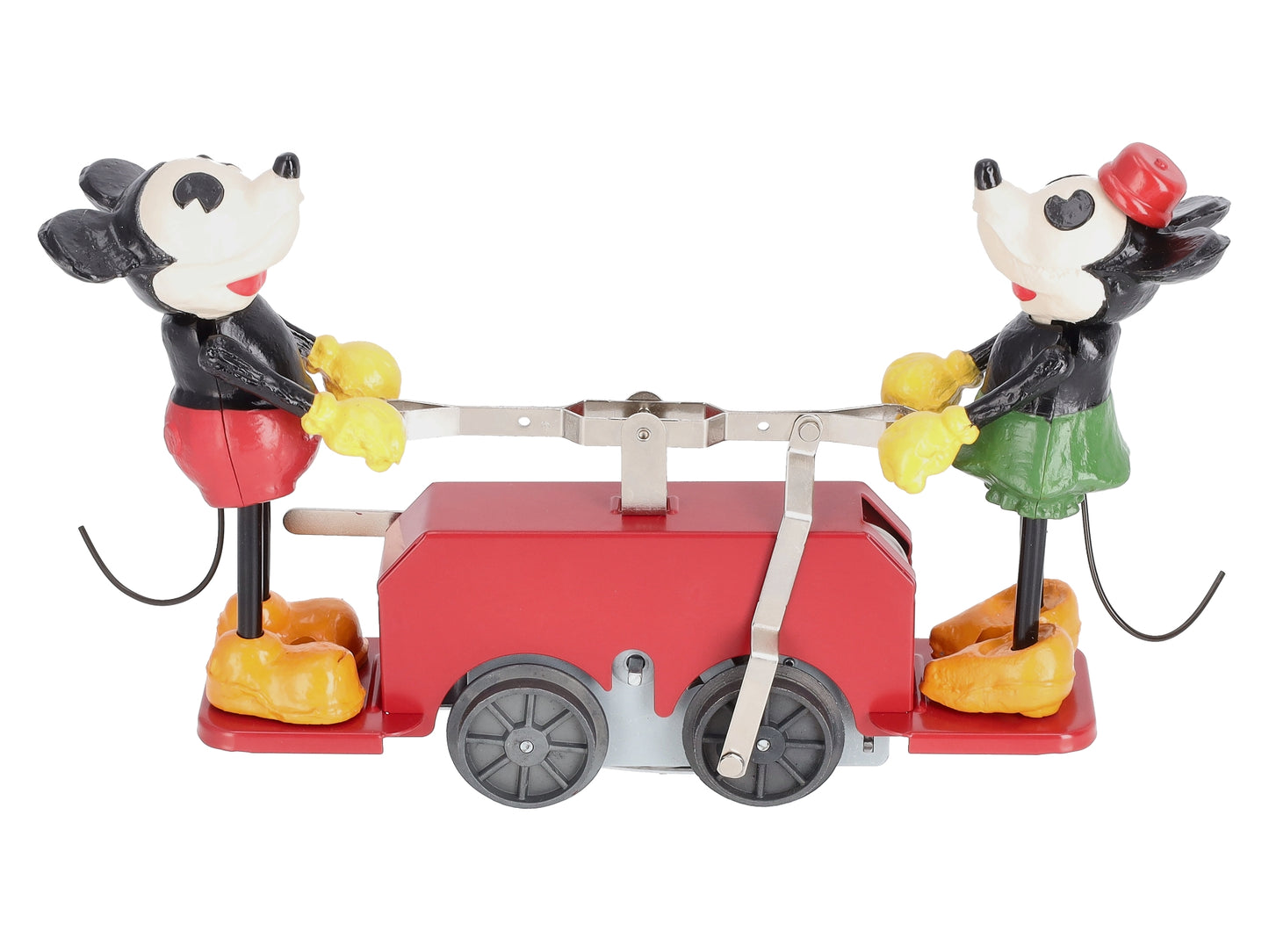 Lionel 2335190 O Gauge Disney's Mickey Mouse and Minnie Mouse Red Handcar NIB