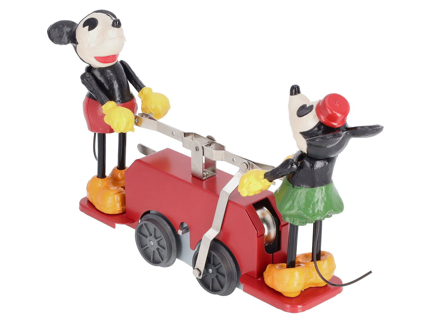 Lionel 2335190 O Gauge Disney's Mickey Mouse and Minnie Mouse Red Handcar NIB