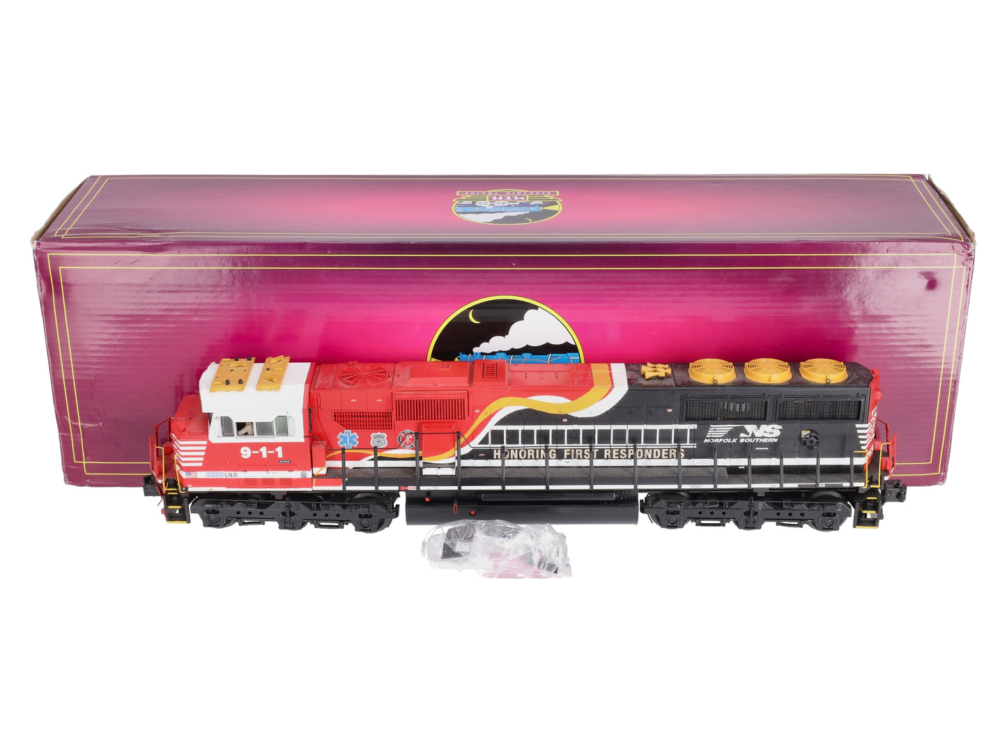 MTH 20-20593-1 O Gauge Norfolk Southern SD60E Diesel Engine #911 w/PS 3.0