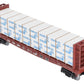 MTH 30-76613 O Conrail Bulkhead Flatcar w/ Lumber Load 3-Rail  #716204