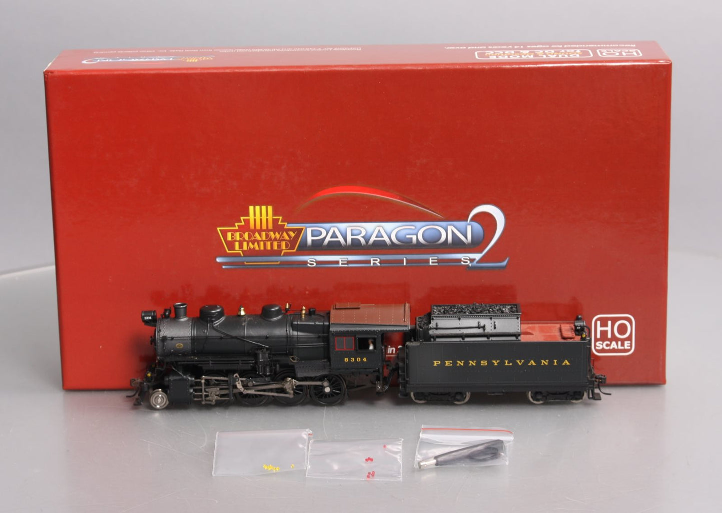 Broadway Limited 2321 HO Pennsylvania Railroad PRR H10s 2-8-0 Paragon2™ #8304 LN/Box