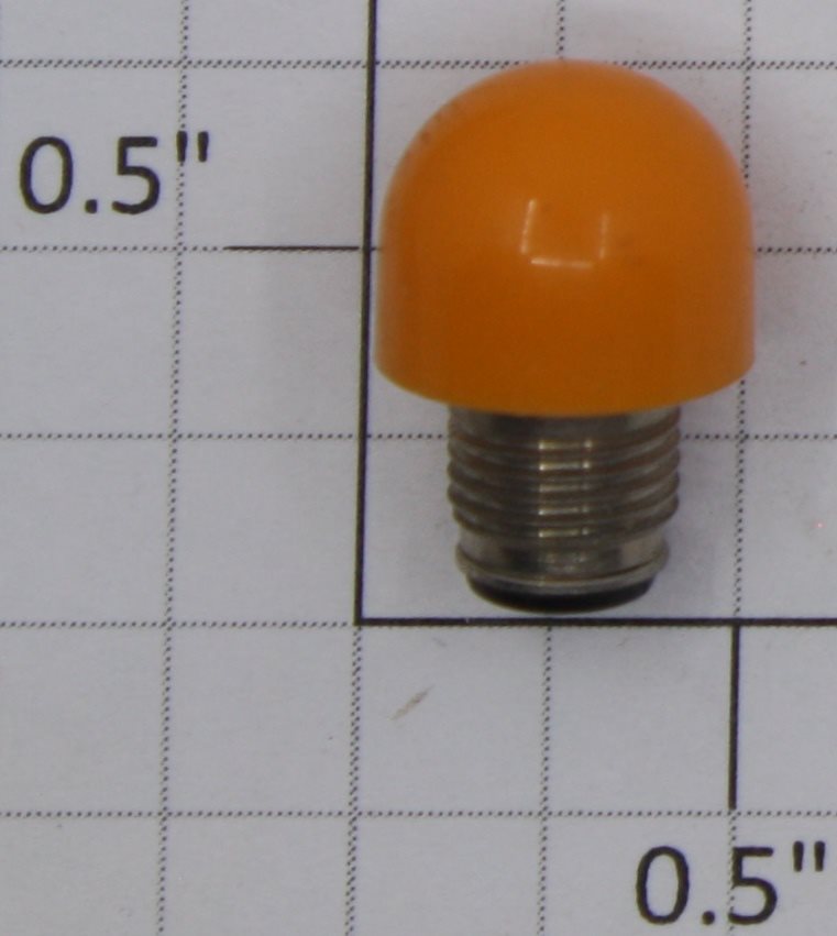 DiaLight 162-973 Stovepipe Translucent Amber Cover with Bulb