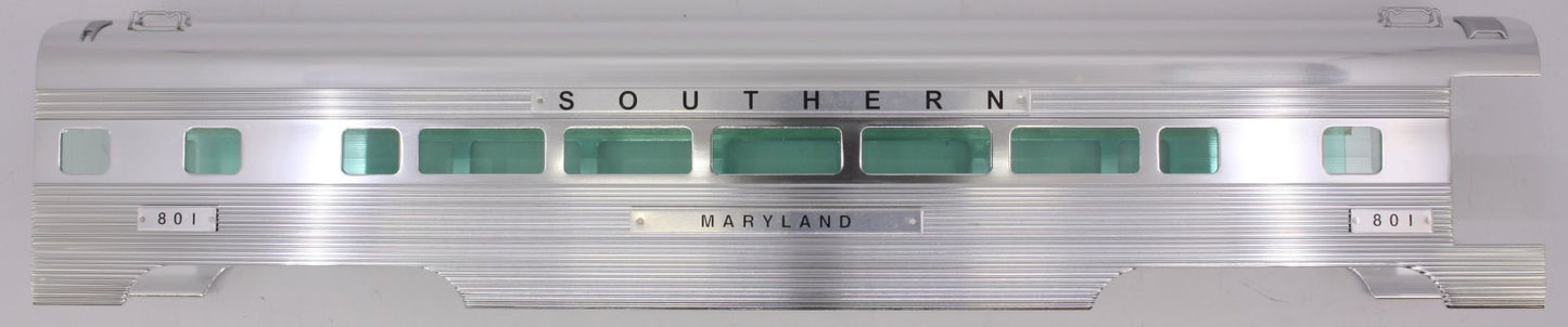 Lionel 15377-7 #801 Southern Aluminum Coach Car Shell