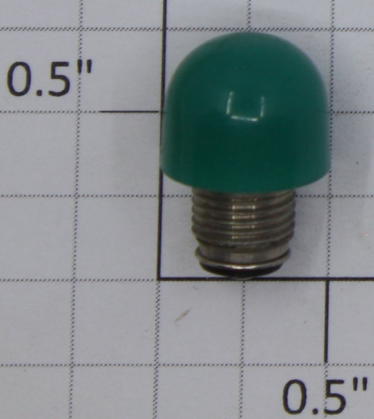 DiaLight 162-972 Translucent Green Stovepipe Cover with Bulb