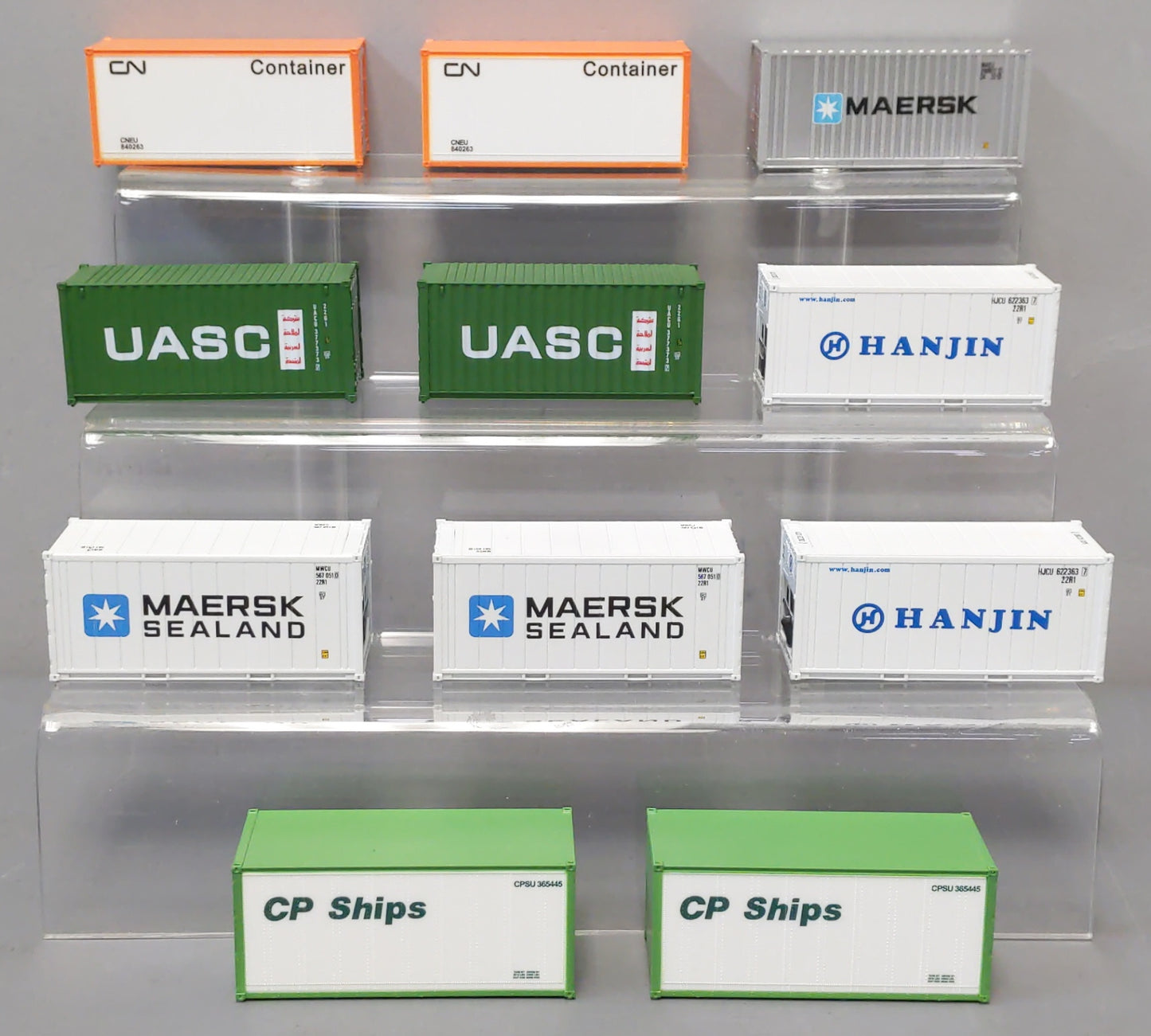 Walthers & Others HO Scale Assorted Shipping Containers [11] EX