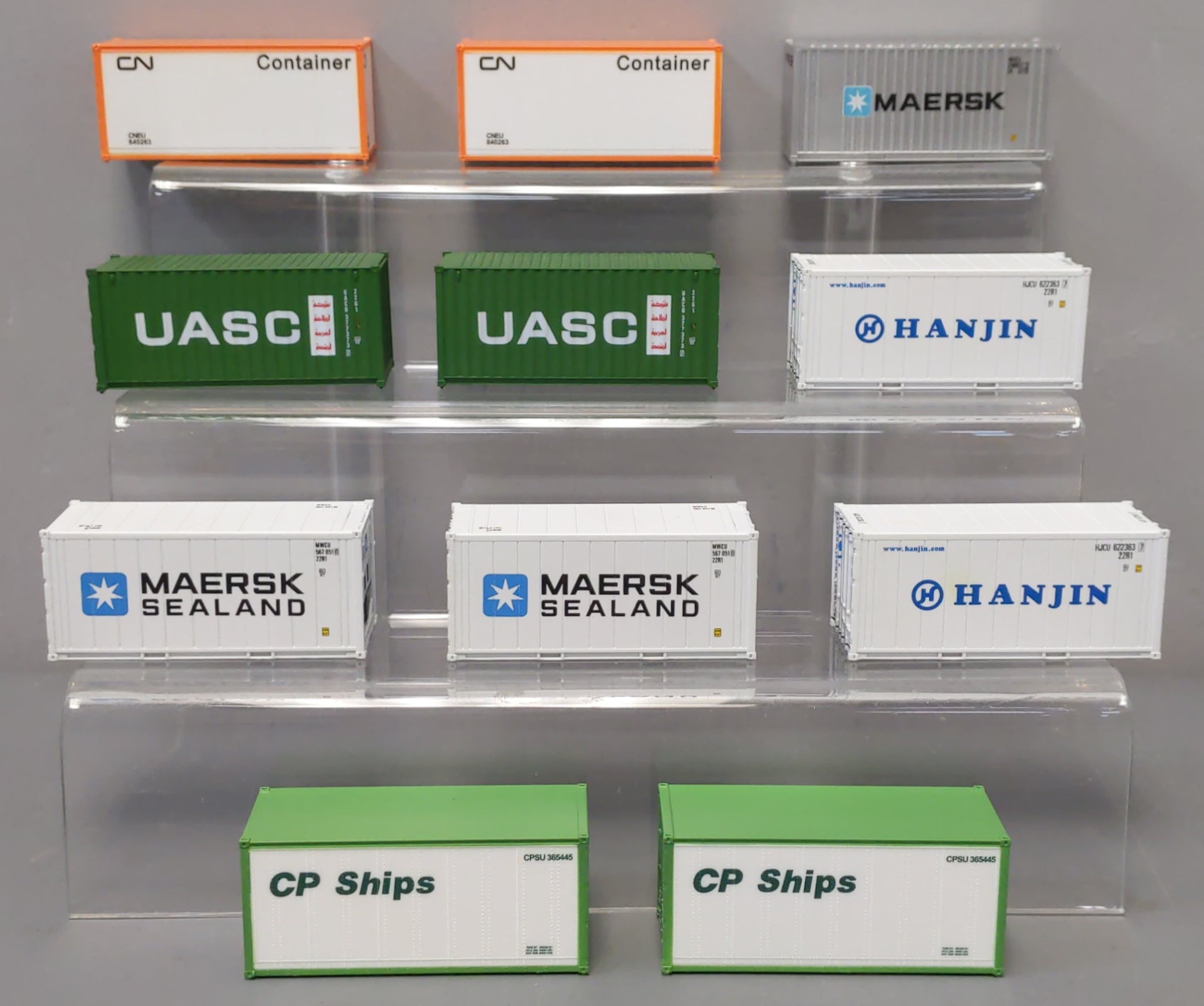 Walthers & Others HO Scale Assorted Shipping Containers [11] EX