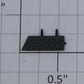 Lionel 8523-105 SD-40-2 Long Black Pilot Steps with White Stripe
