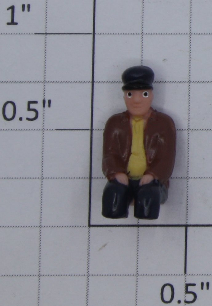 Lionel 8530-55 Sitting Fireman Figure Legs Off At Knees